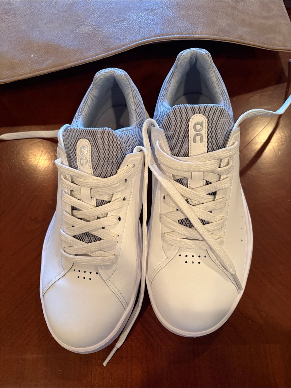 On Running Light Gray and Yellow Women's Running Sneakers